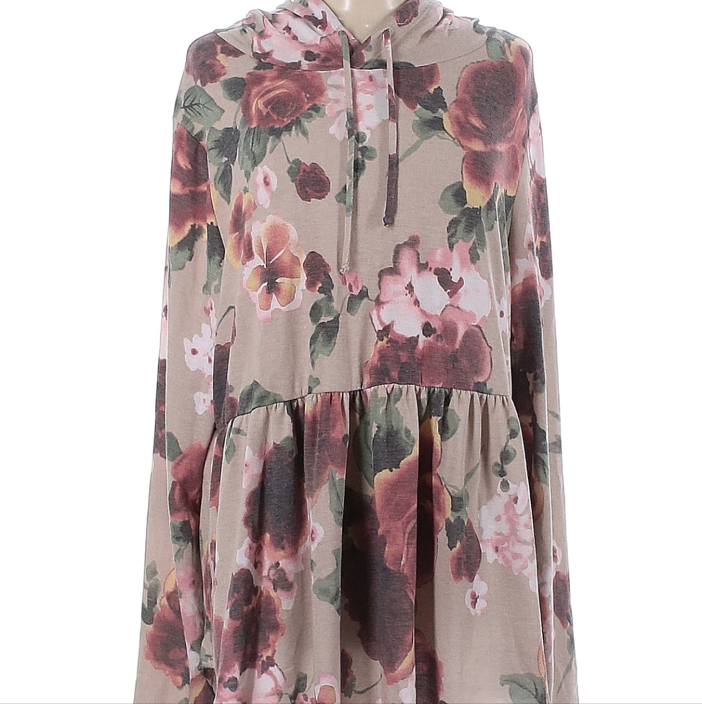 Sew In Love Loose Fit Hoodie Large Floral